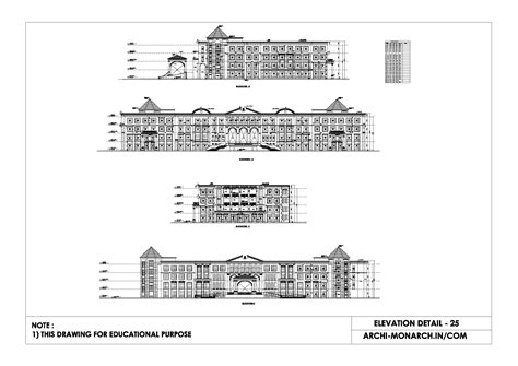 Elevation Detail Twenty Five Archi Monarch