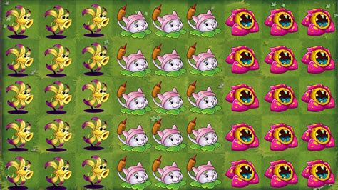 Pvz 2 Every Plant Max Level Vs Gargantuar Max Level Youtube