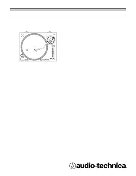 Audio Technica At Lp Usb Handleiding Pagina S