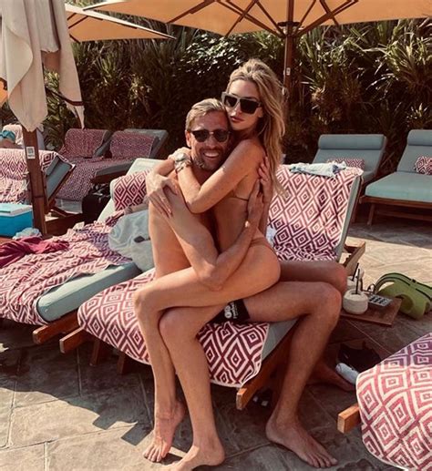 Abbey Clancy Smoulders Wearing Plunging Deep V Bikini In Steamy