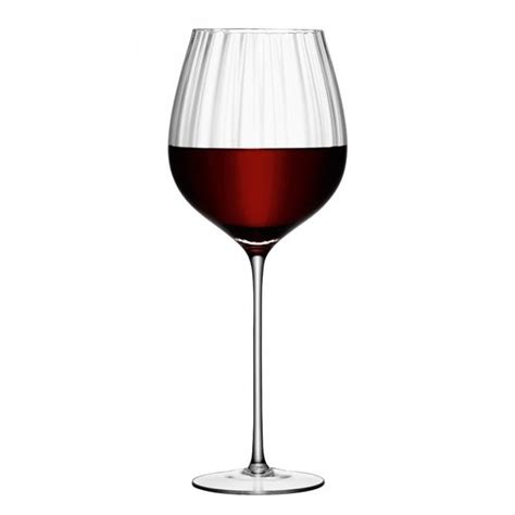 Lsa Aurelia Red Wine Glass X 4 660ml Handmade Drinkware Cocktails Glassdomain