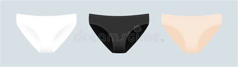Panties Symbol Woman Underwear Type Bikini Vector Illustration Flat Design Stock Vector