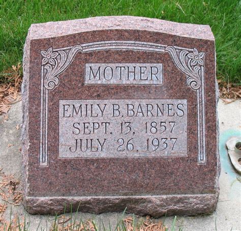 Emily Baker Barnes 1857 1937 Find A Grave Gedenkplek