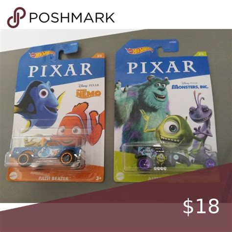 Lot Of Hot Wheels Pixar Monsters Inc Altered Ego Path Beater Pixar Hot Wheels