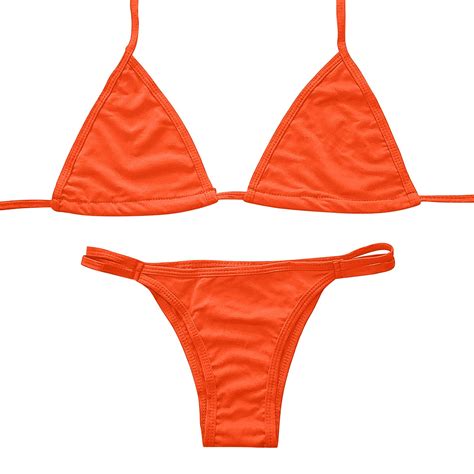 Charmgo Bikini Sets For Women Clearance Women S Solid Three Point