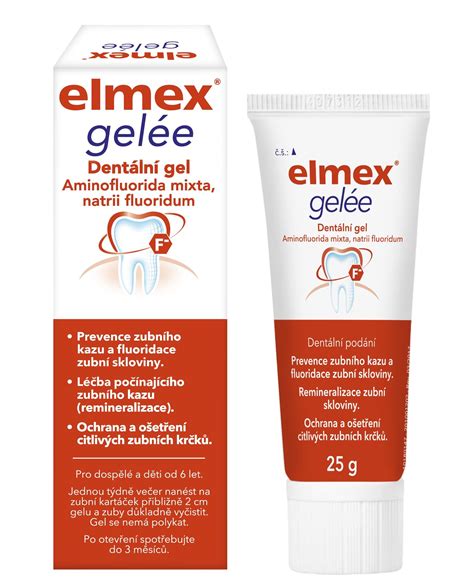 elmex® gelée dentální gel pro ochranu zubní skloviny a fluoridaci skloviny