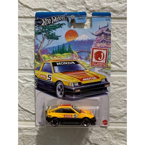 Hot WHEELS J IMPORTS 1985 HONDA CRX Shopee Malaysia