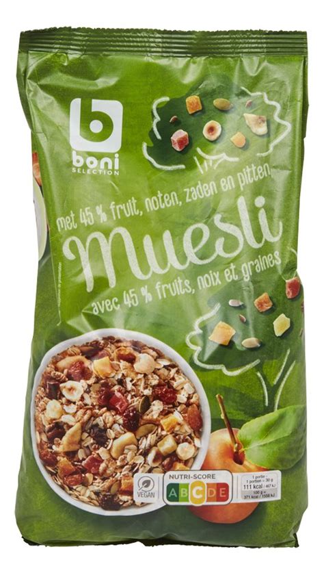 Muesli Met Fruit Noten Zaden En Pitten G