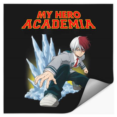 Hero Anime Shoto Todoroki Half Cold Half Hot Gifts Trends Stickers Sold By Rosevet7 SKU