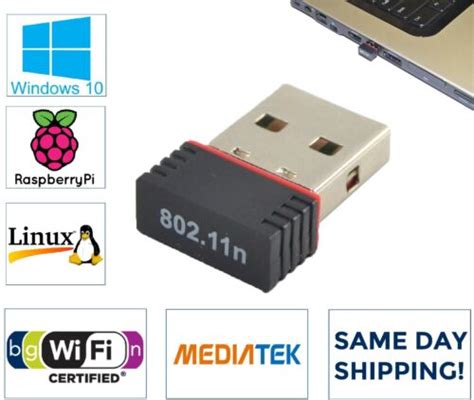 Mini Usb Wifi Wlan Mediatek Mbps Wireless Network Adapter N G