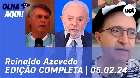 Reinaldo Azevedo Ao Vivo Bolsonaro Volta A Atacar STF Lula Enfrenta