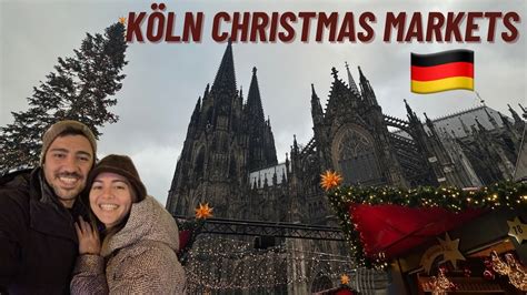 Köln de Noel Atmosferi Christmas Market Atıştırmalıkları Almanya