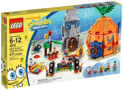 Replacement Sticker For Set Bikini Bottom Undersea Party BrickStickerShop