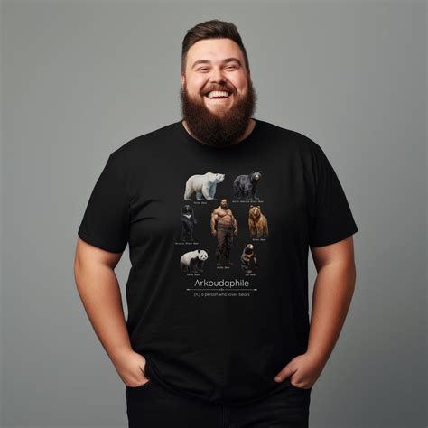 Gay Bear T Shirt Bear Lover Shirt Gay Pride Bear Pride Outfit Arkoudaphile Shirt Daddy Bear Tee