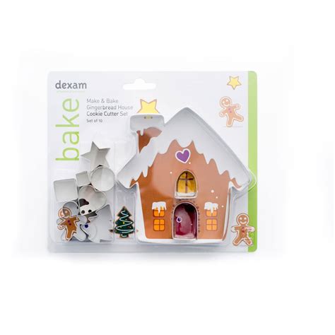 Xmas Gingerbread House Cookie Cutter Set Farm Cookery School