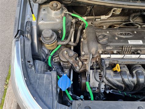 Провод массы двигателя на кузов — KIA Rio (3G), 1,4 л, 2015 года ...