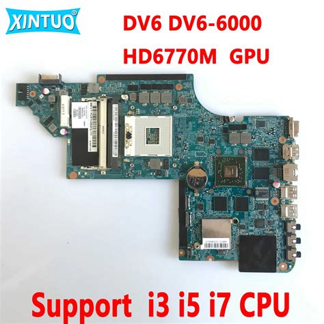 665343 001 650799 001 641489 001 Motherboard For HP Pavilion DV6 DV6