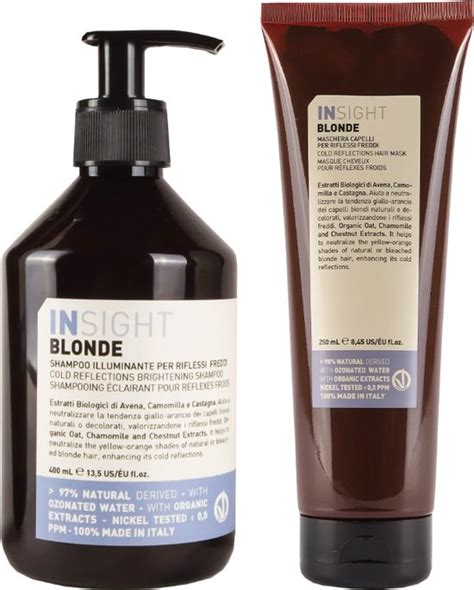 Insight Blonde Cold Reflections Set 400 250ml Bol
