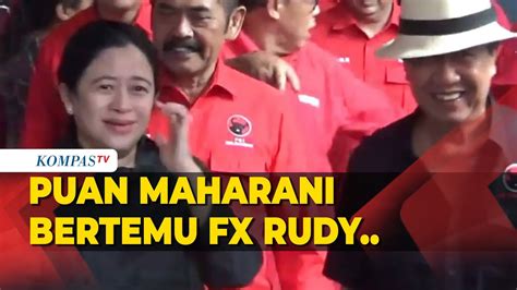 Momen Pertemuan Puan Maharani Dan Fx Rudy Saat Acara Konsolidasi Pdip