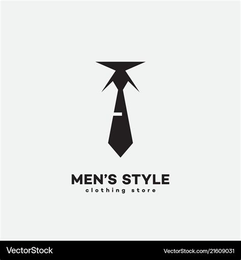 Mens style logo Royalty Free Vector Image - VectorStock