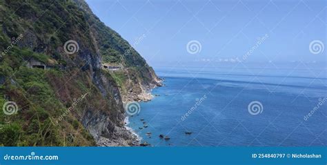 Chingshui Ocean Cliffs Are The Highest Coastal Cliffs In Taiwan Stock