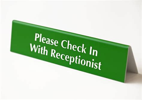 Office Check Out Sign