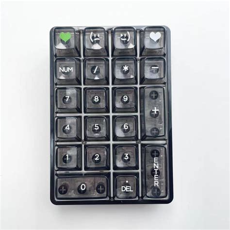 Leobog K Wireless Three Mode Transparent Number Keyboard Mechanically Customized Pad Hot Swap