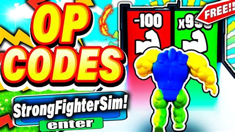 All New Secret Codes In Roblox Strong Fighter Simulator New Codes