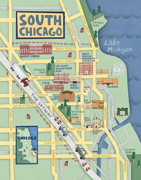 chicago south suburbs map