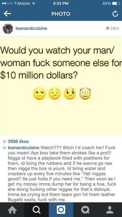 Fellas Would You Watch Your So Have Sex With Another Guy For Million Why Or Why Not R Askmen