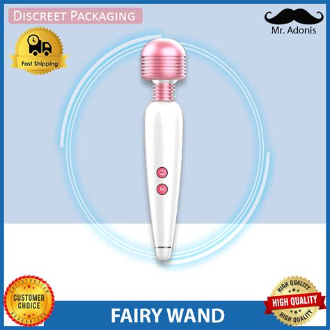 High Quality COD Strong Rechargeable Magic Wand Massager Fairy Mini Dildo AV Vibrator Multispeed