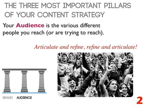 The Three Essential Pillars Of Your Content Strategy Ppt