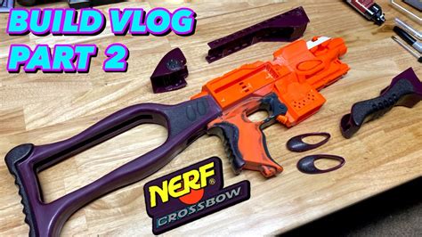 [nerf Mod] It Has Begun Nerf Kenner Crossbow Stryfe Integration Build Vlog Part 2 Youtube