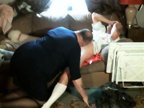 Mature Daddy Gets Cock Sucked By Amateur Crossdresser