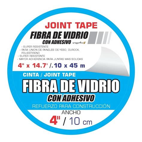 Cinta Fibra De Vidrio Autoadherible Durock Tablaroca Mt Mercadolibre