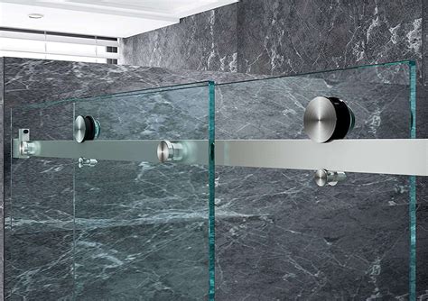 how to install shower glass doors
