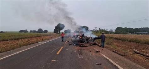 Três pessoas morrem carbonizadas em grave acidente na MT 343 ITA Notícias