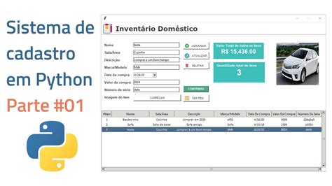 Sistema De Cadastro Em Python Parte 01 Criando Banco De Dados Em