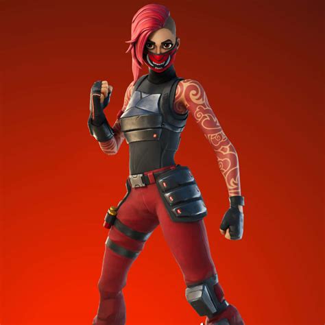 Download Fortnite Manic Skin With Red Hair Wallpaper