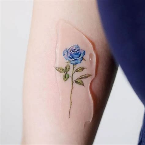 Blue Rose Tattoo Ideas