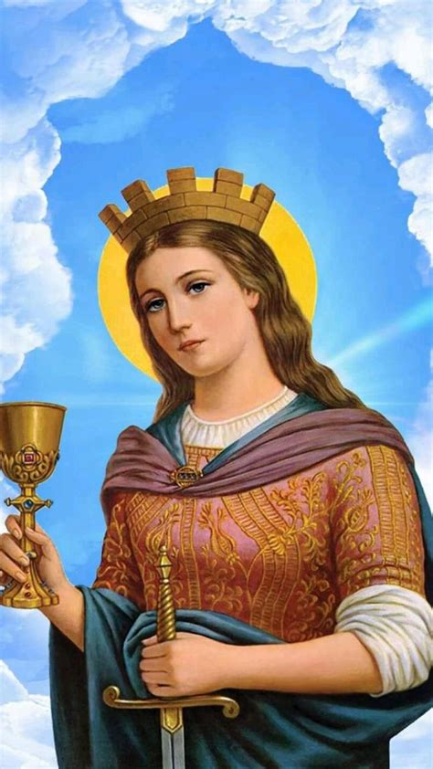 Santa Barbara Mensagens De Nossa Senhora Oracao De Santa Barbara