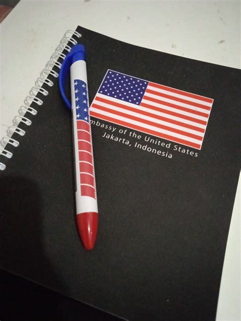 Pen And Notebook A US Embassy Pen And Notebook Reza Almanda Flickr