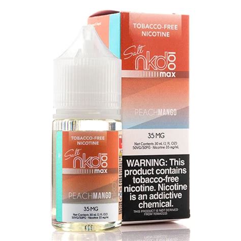 Naked Vape Salts MAX Peach Mango Ice Broadway Smoke Shop