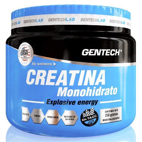 Gentech Suplemento Creatina Monohidrato Polvo X Gramos Farmacia