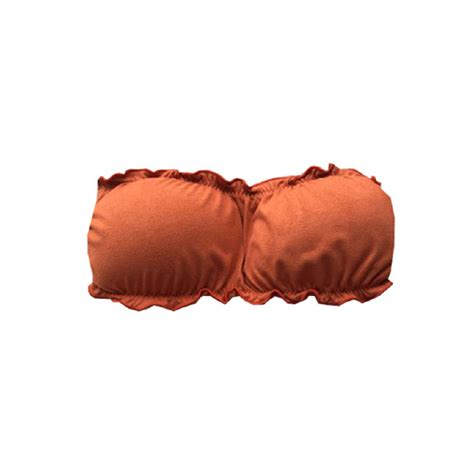 Georgette Fascia Fru Arancio Solo S ElleBi Bikini
