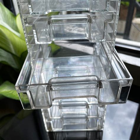 Clear Acrylic Tiered Drawer Organizer On Carousell