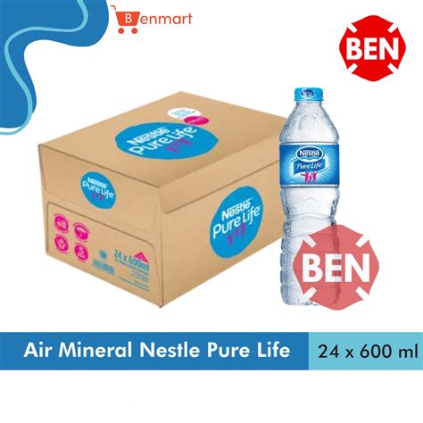 Jual Air Mineral Nestle Pure Life Ml Ml Dus Karton Botol