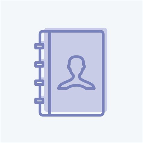 Authorship Icon In Trendy Two Tone Style Isolated On Soft Blue