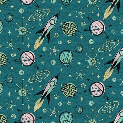 Atomic Age Design Fabric Wallpaper And Home Decor Spoonflower