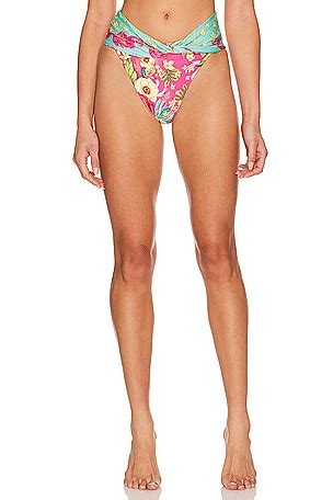 Agua Bendita Hope Reversible Bikini Bottom In Dijon REVOLVE